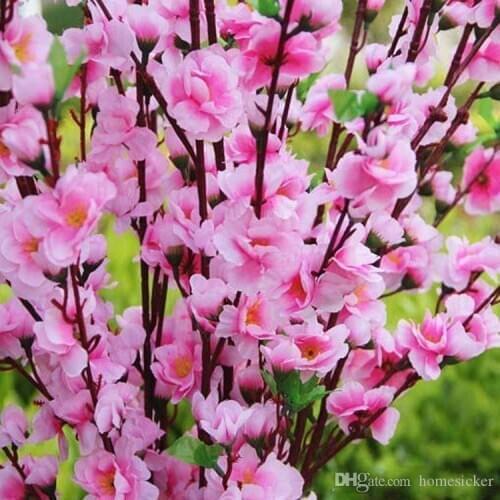 New Garden Party wedding decorations 1.2M high Artificial Fabric Cherry Blossom Silk Flowers Party 5 Color to pick