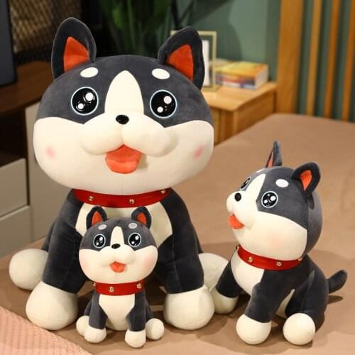 1pc 25/35CM Cute Husky Plush Toy Soft Stuffed Cartoon Dog Doll Home Decor Sleeping Pillow Birthday Xmas Gift For Children Boys