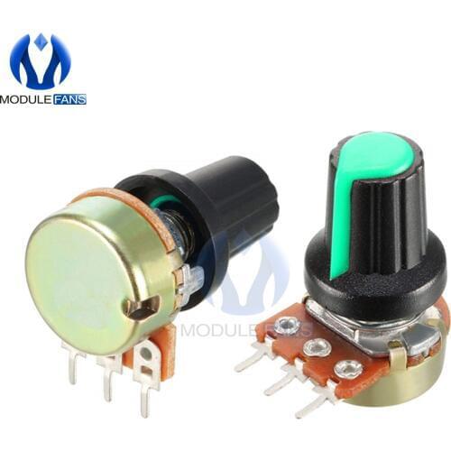 10PCS Rotary Potentiometer Linear Taper Potentiometer WH148 500K 1M 1K 2K 3K 5K 10K 20K 30K 50K 100K 200K 300K Ohm AG2 A-2