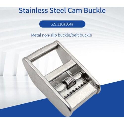 Stainless steel 304 316 belt buckle webbing buckle zinc buckle tension belt press buckle
