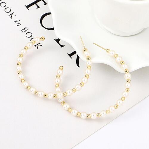 TONGKWOK Bohemia Exaggeration Dangle Earrings For Women Silk Thread Tassel Metal Long Chandelier Earrings #138697