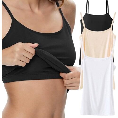 Top Female Camisoles Women Camisoles Summer Girl Sexy Strap Cotton Sleeveless Thin Camisole Vest All-match Lingerie T-shirt