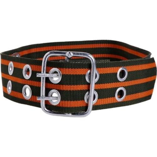 Utility Outdoor Adjustable Waist Strap Belt with Side D-Rings Safety Belt Falling Protection for Fire Rescue, Rock Climbing