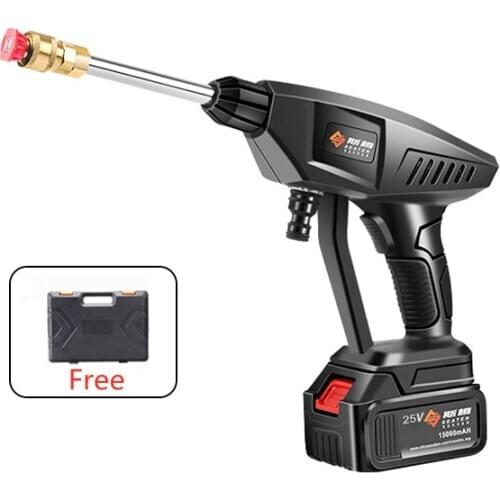 15000 mAh High Pressure Car Wash Water Gun Convenient Chargeable Washing Machine Foam Generator Car Maintenance Tool Accessories