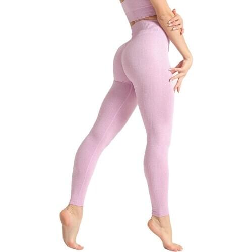 SALSPOR Seamless Leggings Women High Waist Slim Push Up Jeggings Workout Female Knitting Breathable Fitness Pants Feminine