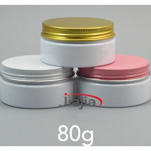 10pcs 80ml White Plastic Bottle Empty Cosmetic Jar Refillable 80g Cream Lotion Coffee Beans Tea Candy Storage Container 3oz