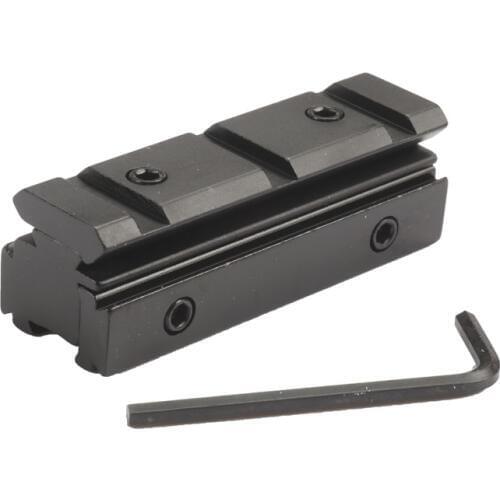 11mm to 20mm Weaver Rail Scope Mount Rifle Base Adapter Converter Hunting Caze Accessories Black