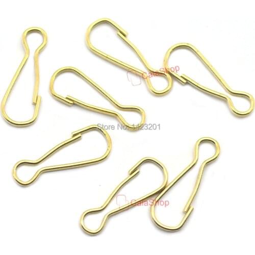 25/60/100 Pcs / Lot 25mm 1" Brass Spring Hooks Snap Clip Lanyard Zipper Pull ID Card Keyring Key Chain Purse Bag