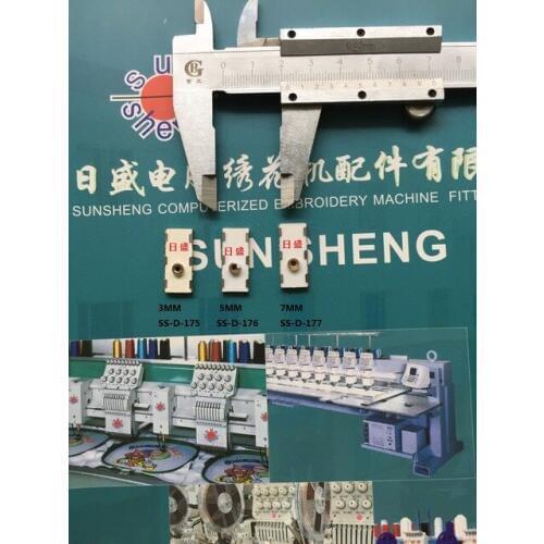 Computer embroidery machine accessories - gold embroidered stainless steel slot 3mm, 5mm, 7mm