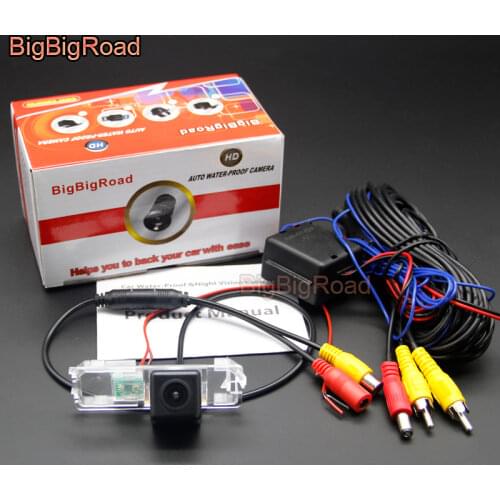 BigBigRoad For Skoda Superb 2009 2010 2011 2012 2013 Citigo Car HD Rear View Parking CCD Camera Auto Backup Monitor Waterproof