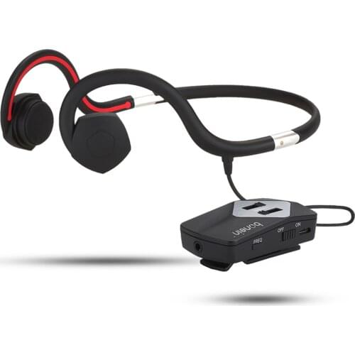 Bonein BN803 Bone Conduction Headphone Wire Headset IP55 Waterproof 7 Adjustable Volume Sound Pickup Built-in 380mAh Battery