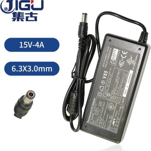 JIGU 15V 4A 6.3*3.0MM 60W Replacement For Toshiba Satellite PA3282U-1ACA PA2450U-00489A AC Charger Power Adapter