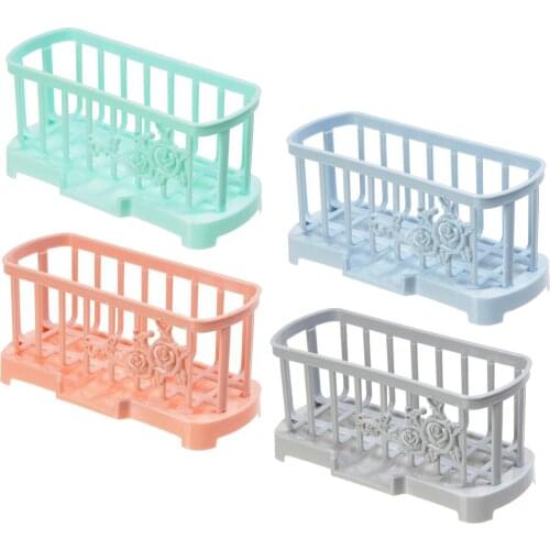 Kitchen Countertop Sponge Caddy Holder Soap Draining Basket Organizer, 195x90x95mm