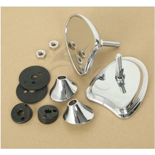 Motorcycle New Tapered Fairing Mount Mirrors For Harley Touring FLHT FLHX 2014-2020