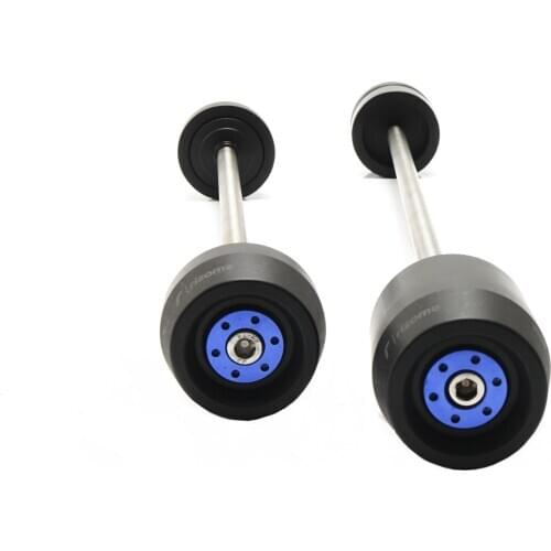 For Suzuki GSXR600/GSXR750 2006-2018 GSXR1000 2007-2019 Motorcycle Front & Rear Wheel Fork Axle Sliders Cap Crash Protector