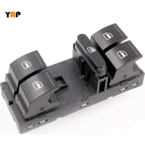 Power Window Lifter Switch FOR FIT VW Skoda Fabia Combi Roomster Praktik 1.2L 1.4L 1.6L 1.9L 2.0L L4 FRONT Left 5J0959858A