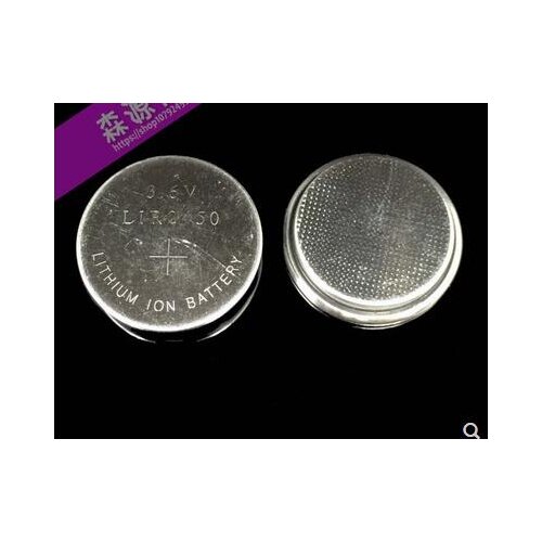50PCS LIR2450 3.6V Button-Type Rechargeable Lithium Battery Replace CR2450 Remote Controller