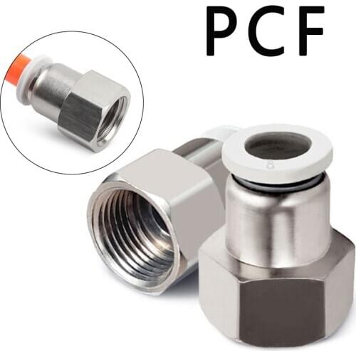 PCF white air pipe joint pneumatic joint hose quick joint 1/8" 3/8" 1/2" 1/4" BSP internal thread air compressor accessories