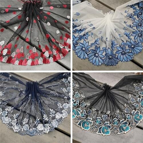 A Variety Of High-quality Soft Mesh Embroidery Lace Fabric DIY Dress Cheongsam Pajamas Underwear Home Textile Sewing Decoration