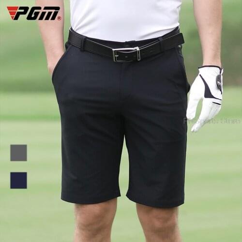 Pgm Summer Mens Golf Shorts Elastic Knee Length Shorts Male Korean Version Quick-Drying Golf Short Trousers Sportswear 30-38