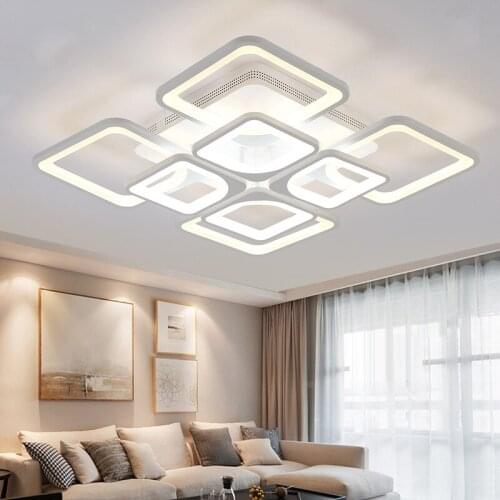 Modern LED Chandelier Ceiling chandeliers Lighting For Living Room Bedroom kitchen Lustre With Fixture Lights WF1117