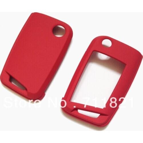 Hard Plastic Remote Key Cover Red For Volkswagen For VW Golf MK7