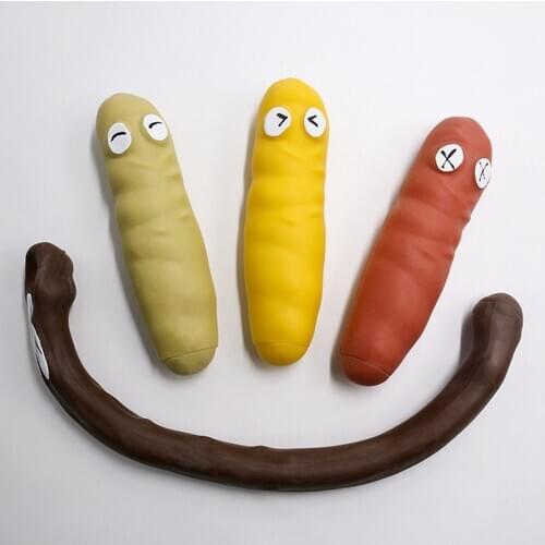 4pcs New Novelty Stress Relief Toys TPR Flexible Fake Poop Stretchy Poo Funny Prank Gift Novelty Squeeze Toy For Kids Adult