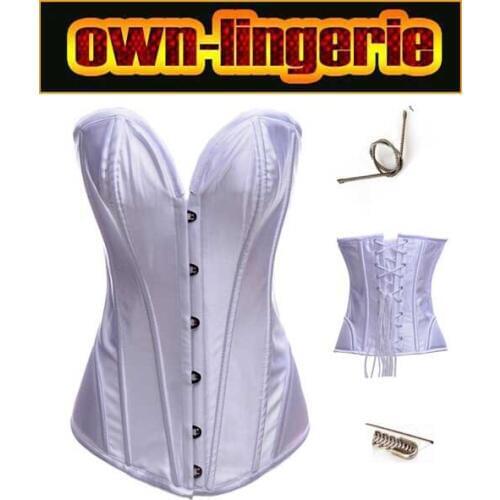 Free Shipping Steel Bone Stain Waist Hook Corset,Sexy Women Bustier Tops Bustier&Corset Underwear Lingerie Shoe Lace Up Back