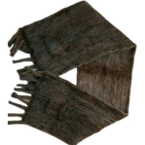 China Post Free Shipping YR782 Top Natural Knit Mink Fur Shawl Black, Mink Fur Shawl Chinese Mink Fur Cape