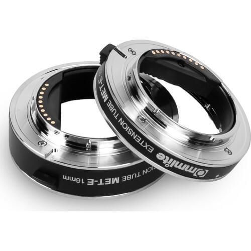 COMMLITE CM-MET-E Automatic Macro Extension Tube Ring 10mm 16mm Auto Focus TTL Exposure for Sony E-mount Mirrorless Camera Len