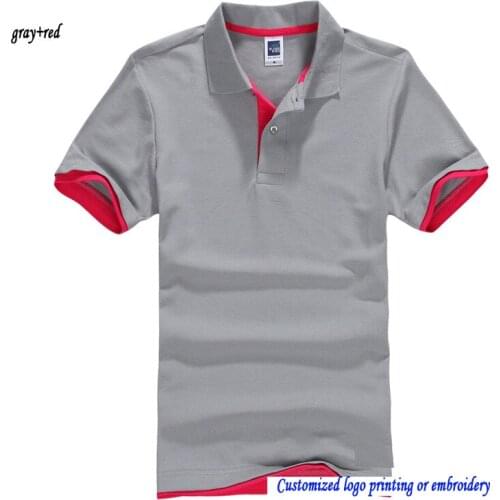 HUA ZHI XING Short Sleeve Polos For Men