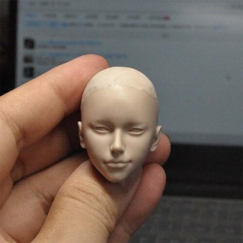 1/6 Scale Katherine Beauty Girl Unpainted Head Models for 12''Figure Body DIY