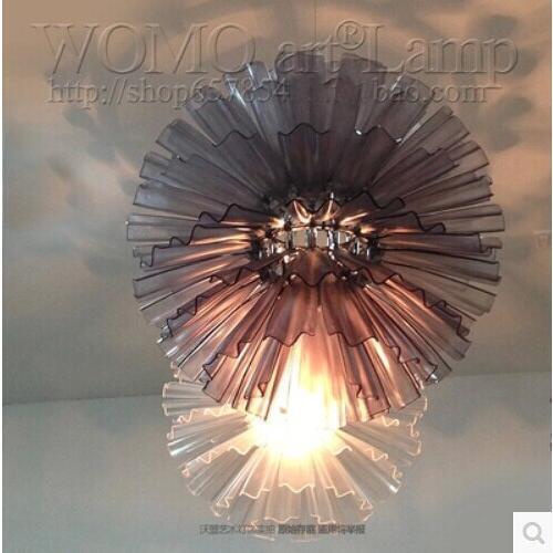 Cord pendant light Dandelion Acrylic Snowball hanging lights for dining room Lily edge Flower pendant lighting for restaurants