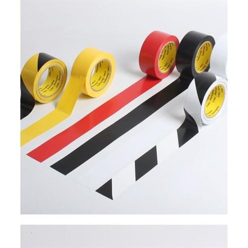 PVC warning tape zebra crossing warning landmark floor ground tape workshop 5S marking tape ESD electrostatic protection tape