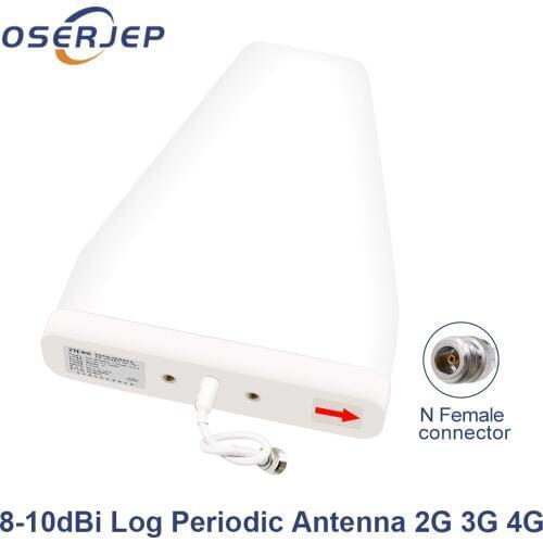 800-2700MHz Outdoor Log Periodic Antenna 10dbi Signal Boosters 3G 4G Antenna for Mobile Phones Signal Repeater External Antenna