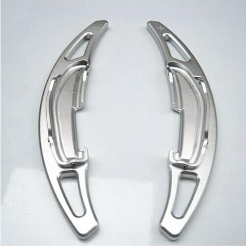 Silver Steering Wheel Shift Paddle Shifter Extension For BMW M2 M3 M4 M5 M6 X5M