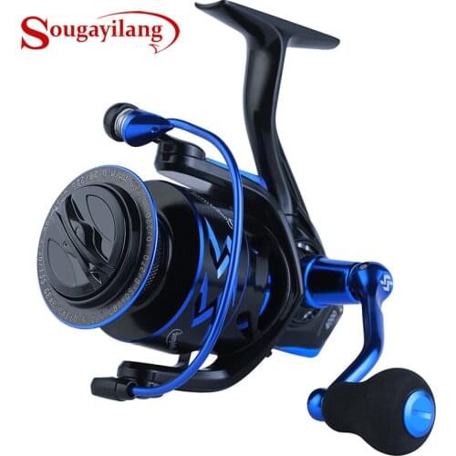Sougayilang 5.2:1 6.2:1 High Speed Fishing Reel BL1000-4000 Spinning Reel 10KG/22LB Carbon Fiber Drag Power Carp Fishing Tackles