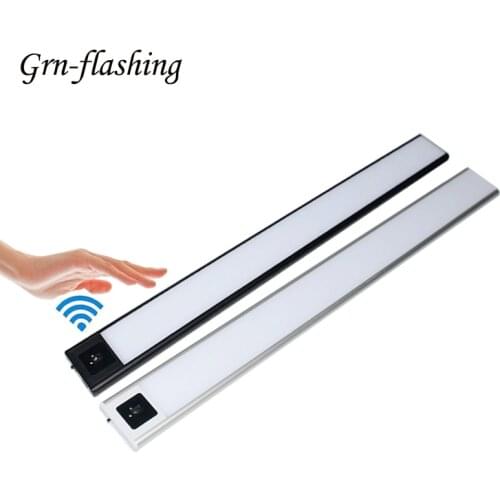 12/23/40cm LED Hand Sweep Sensor Light Rechargeable Cupboard Wardrobe Lamp Under Cabinet Night Light for Closet Stairs Kitchen