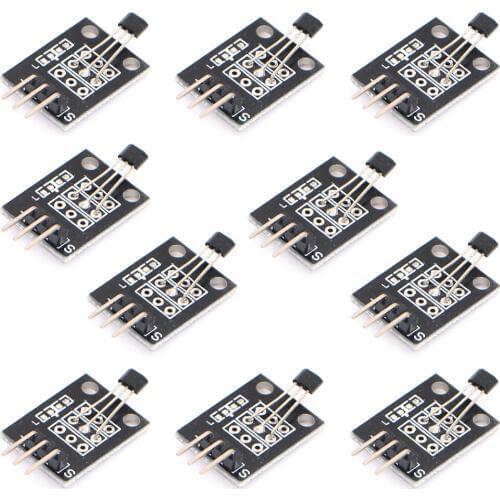 Smart Electronics 10pcs/lot 3pin KY-003 Hall Magnetic Sensor Module for Arduino Diy Starter Kit KY003