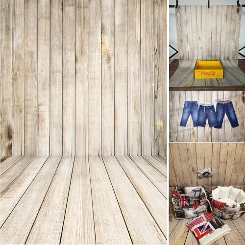 5X7ft Wooden Board Wallpaper Children Baby Photography Background Vinyl Background for Photo Studio Gallery Backdrops Floor-312