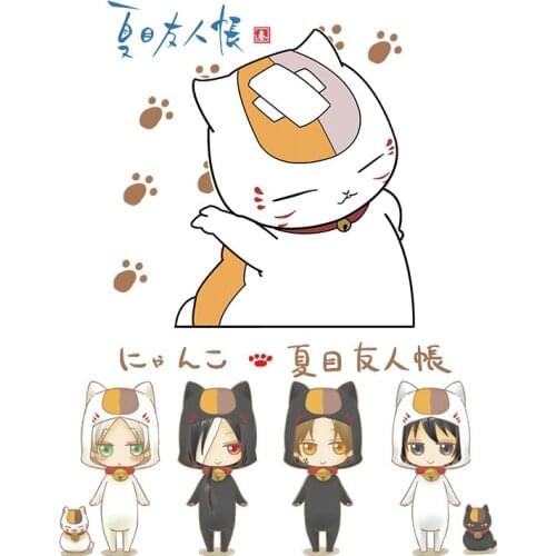 Japanese anime cartoon cat NATSUMEs Book of Friends two-dimensional crowd canvas bag clothing T-shirt heat transfer Patches