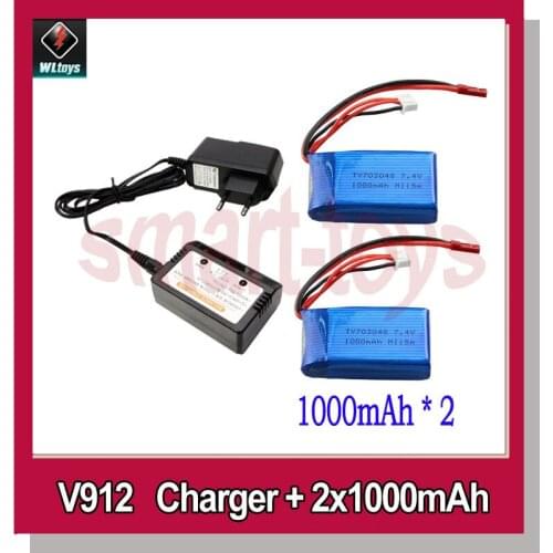 V912 Charger,Balance Box and Battery 850/1000/1200mAh for WLtoys V912 V915 RC Helicopter Parts