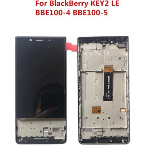 100% Original For BlackBerry Key2 LE LCD Display and Touch Screen With Frame Replacement For BlackBerry KEY 2 LE BBE100-4/100-5