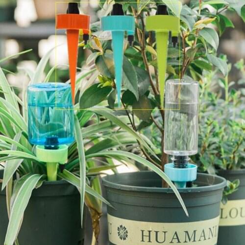 12PCS Plant Waterers Automatic Drip Irrigation System DIY Automatic Water Spikes Watering Plants For Flower Pots Drip Fittings