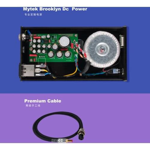 12V Brooklyn Mytek Brooklyn American DAC decoder Tigerfish linear power supply 80W