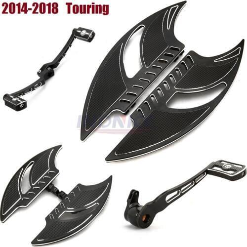 14-18 driver Floorboards for harley road glide fltr ,Special FLHRXS Shift Lever+Brake levers street glide flhx passenger floorbo