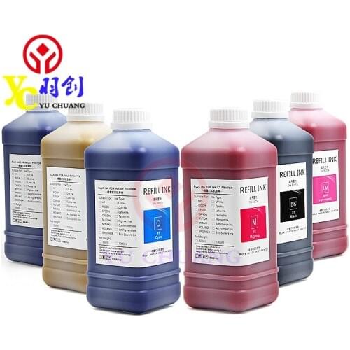 2020Hot Sale! Eco-Solvent Ink For Epson DX4 DX5 DX7 XP600Printhead 1L/Bottle