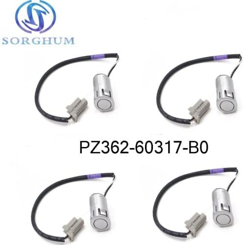 4pcs New PDC Parking Assist Sensor PZ362-60317-B0 For Toyota Land Cruiser UZJ100 4.7L Silver