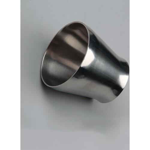 45mm 1.75" To to 32mm 1.25" OD Butt Welding Reducer SUS 304 Stainless Steel Sanitary Pipe Fitting Homebrew Beer Wine
