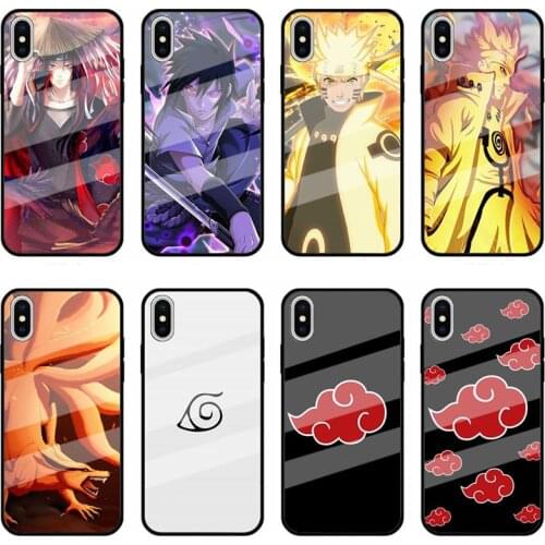 Apple 11/12 Huoying Ninja Samsara Eye toughened glass mobile phone protection case for iPhone12/X animation